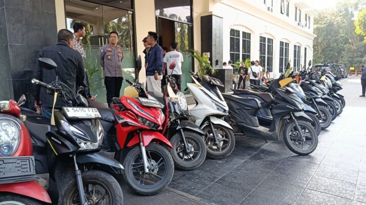 Sindikat Curanmor di Bekasi Dibongkar, Pengangguran hingga Mahasiswa Terlibat