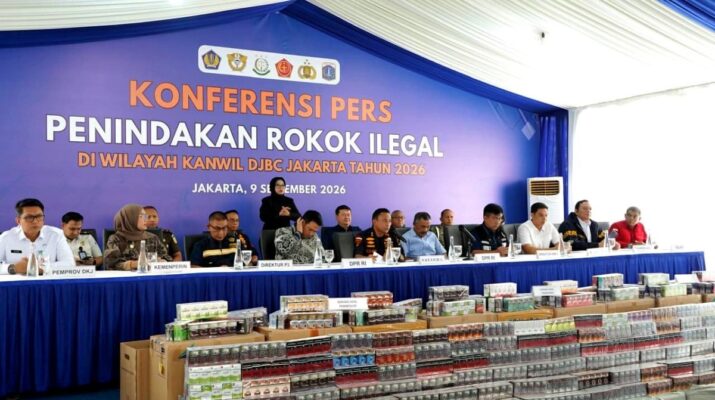 Bea Cukai Jakarta Sita 10,7 Juta Batang Rokok Ilegal, Potensi Kerugian Negara Capai Rp8,05 Miliar